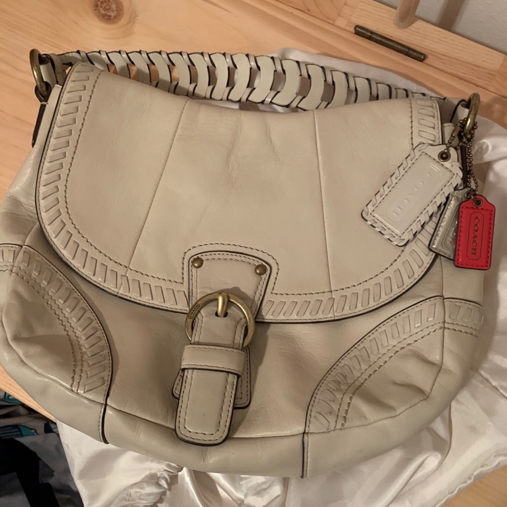 Coach leather purse